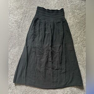 High Waisted Crinkle Skirt